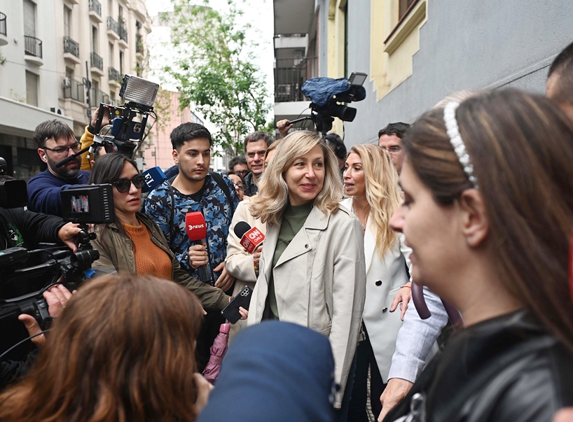 El Faro | Myriam Bregman, la primera candidata presidencial en votar